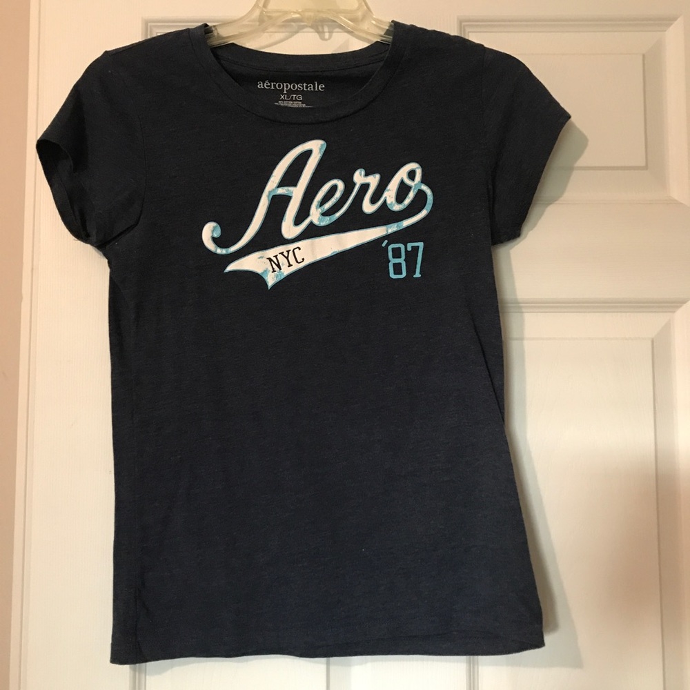 Navy Aeropostale Tee XL